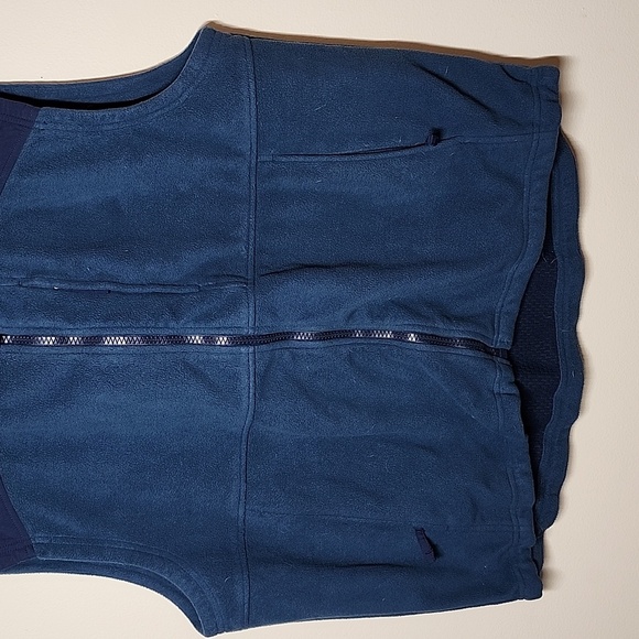 Duluth Trading Co Blue Fleece Zip Up Vest Mens XL Zip Pockets. - Picture 3 of 8